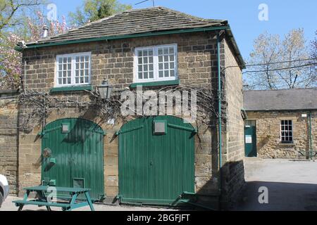 Strutture intorno al South Yorkshire Garden of England Foto Stock