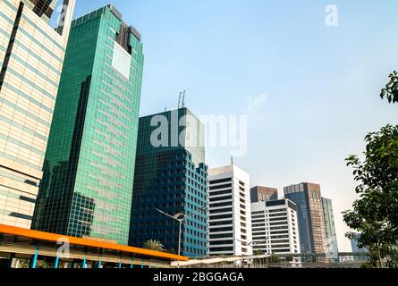 Jakarta Central Business District in Indonesia Foto Stock