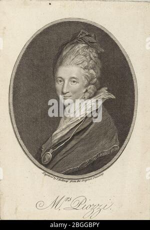 Hester Lynch Thrale (Sig.ra Piozzi) 02185. Foto Stock