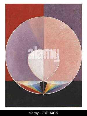 HILMA af Klint - 1915 - la dove - n. 13. Foto Stock