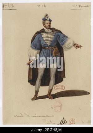 Hipollyte Lecomte - Guillaume Tell - No. 14 Guillaume Tell (M. Nourrit). Foto Stock