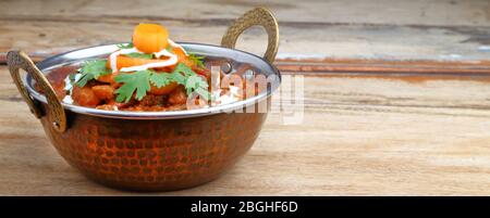 Curry del Rajma o masala del rajma. Curry indiano del cibo. Foto Stock