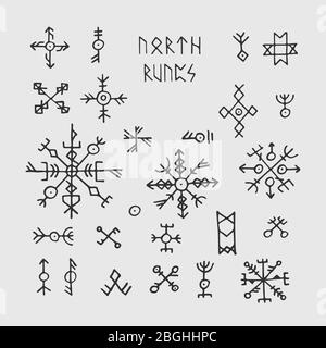 Collana Vichinga - Anello Con Rune, Ciondolo Vichingo, Collana Con Rune - Foto 3