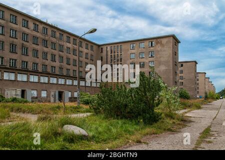 Prora a Binz sull'isola di Rügen Foto Stock