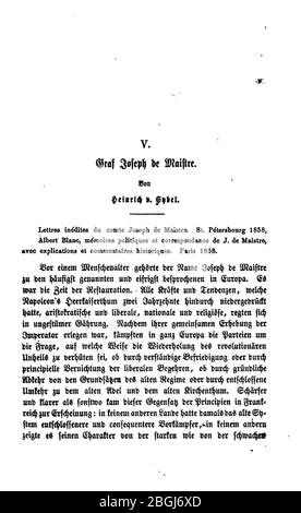 Historiische Zeitschrift Bd. 001 (1859) 153. Foto Stock