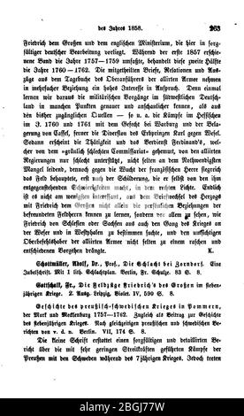 Historiische Zeitschrift Bd. 001 (1859) 263. Foto Stock