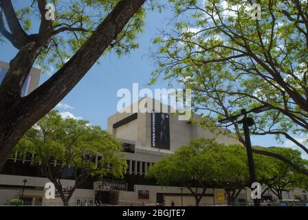 Chicago ad sul lato del Queensland Performing Arts Center (QPAC), Brisbane, Queensland, Australia. Foto Stock