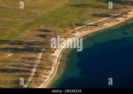 Sentiero escursionistico vicino al lago di Bohinj Foto Stock