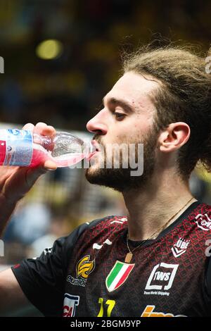 Modena, Italia. modena, 01 gennaio 2020, Kamil Rychlicki (11) (Lube Civitanova) durante - - Credit: LM/Daniele Nigli Credit: Daniele Nici/LPS/ZUMA Wire/Alamy Live News 2020 Foto Stock