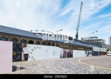 Edifici in via di sviluppo su Stable Street a Coal Dries Yard, King's Cross, Londra UK Foto Stock