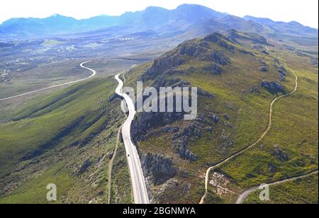 Foto aerea del Passo di Sir Lowry Foto Stock