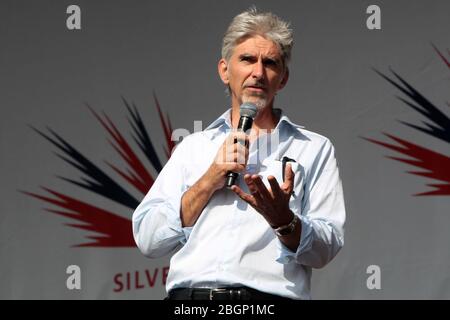 Damon Hill (GBR) Racing driver Foto Stock