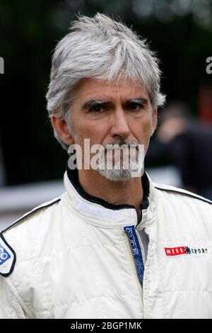 Damon Hill (GBR) Racing driver Foto Stock