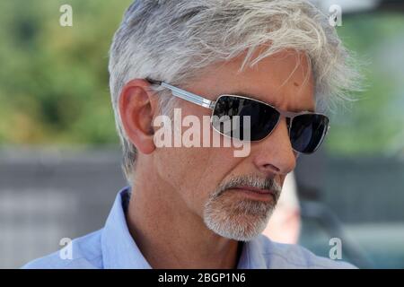 Damon Hill (GBR) Racing driver Foto Stock