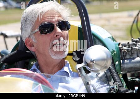 Damon Hill (GBR) Racing driver Foto Stock