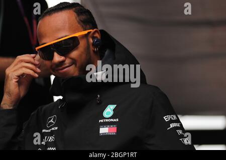 Lewis Hamilton (GBR) pilota Racing Foto Stock