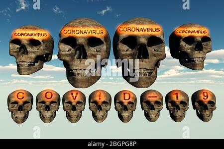 Coronavirus, COVID-19 Foto Stock