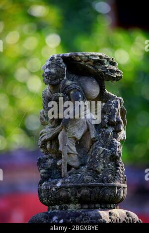 Iscrizione in pietra sulla rotaia curva del ponte di pietra Shuangguitang Wanzhushan Liangping County Chongqing Foto Stock