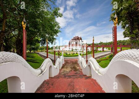 Royal flora park, noto anche come Parco Rajapruek, in Chiang Mai Thailandia Foto Stock
