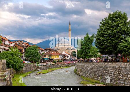 Moschea di Sinan Pasha, a Prizren, Kosovo Foto Stock