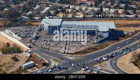 Veduta aerea di Pick 'Pay on Nicolo Foto Stock