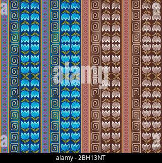 Seamless design geometrico sfondo pattern Foto Stock