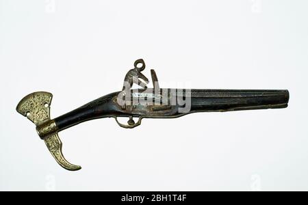 Qatar, Doha, vecchia pistola flintlock nel Museo di Doha. Foto Stock