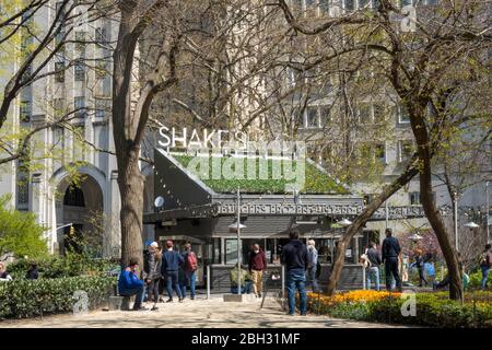 La primavera è bella in Madison Square Park, New York, Stati Uniti d'America Foto Stock