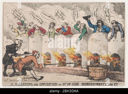 A sudare per opposizione da Dr. W-lllis Dominisweaty and Co. , 6 marzo 1789. Foto Stock