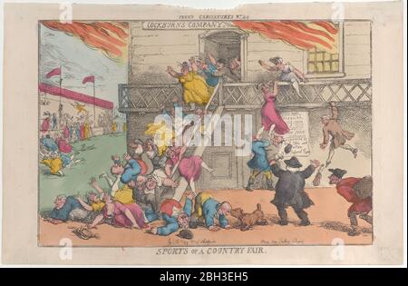 Sports of a Country Fair, 5 ottobre 1810. Foto Stock