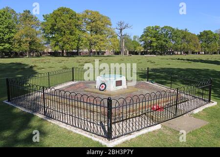 USAAF Memorial, Bushy Park, Hampton Court, Greater London, Inghilterra, Gran Bretagna, Regno Unito, Regno Unito, Europa Foto Stock