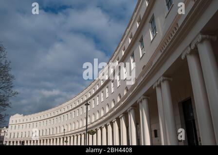 James Burton Neoclassico Regency Architecture Stucco Classical Traditional Park Crescent, Londra NW1 di John Nash Foto Stock