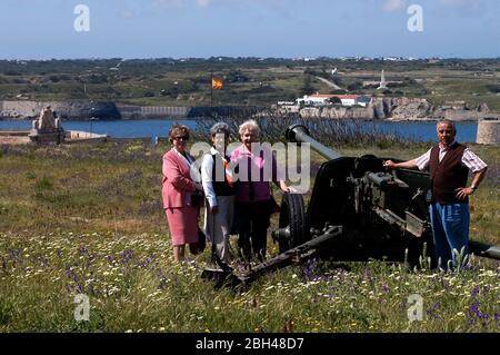 Fortaleza de Isabel II, la Mola, Minorca, Spagna Foto Stock