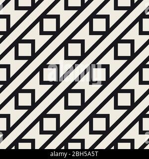 Vector seamless pattern. Elegante traliccio lineare dello sfondo. Trendy texture geometrica. Illustrazione Vettoriale