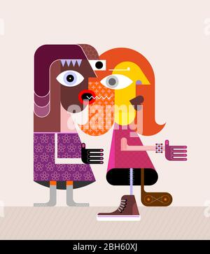 Illustrazione vettoriale di persone diverse Illustrazione Vettoriale