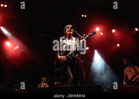 halestorm durante Halestorm - Vicious Tour, Estragon Club, Bologna, Italia, 05 giu 2019 Foto Stock