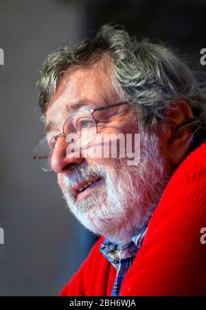 Francesco Guccini - Ritratto nella sua casa in Toscana - Pavana Foto Stock