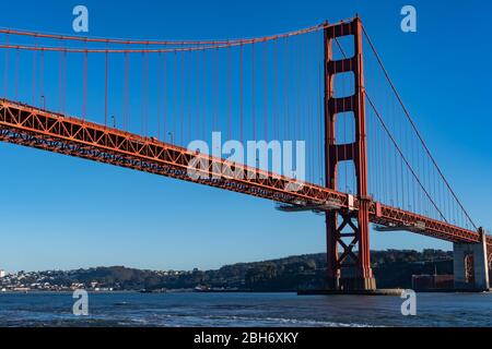 Golden Gate Bridge di San Francisco, California, Stati Uniti d'America Foto Stock