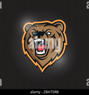 Logo moderno e professionale per una squadra sportiva Illustrazione Vettoriale