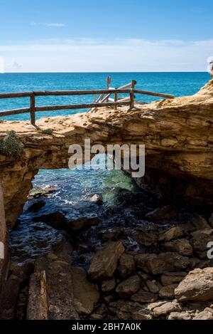 Cova el Cupot, Roc de Sant Gaietà, Roda de Berà, Tarragonès, Tarragona, Catalunya Foto Stock