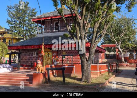 Tansen, Nepal - 14 gennaio 2020: tempio di piazza Durbar a Tansen in Nepal Foto Stock