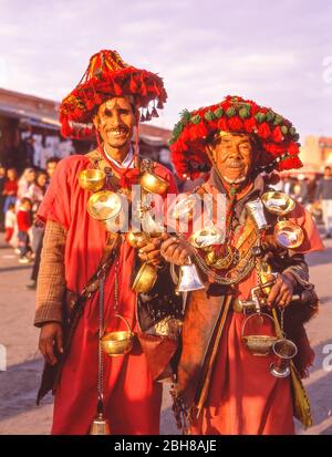 Guerrab tradizionale (vettore d'acqua) a Souk, Agadir, Souss-massa-Draâ, Marocco Foto Stock