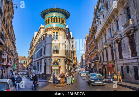 Argelia, Oran City, Mohamed Khemisti Street Foto Stock