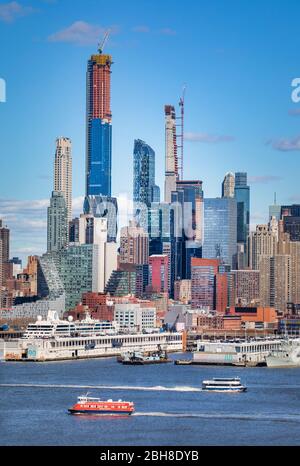 Stati Uniti d'America, New York City Manhattan Midtown Skyline di Manhattan Foto Stock