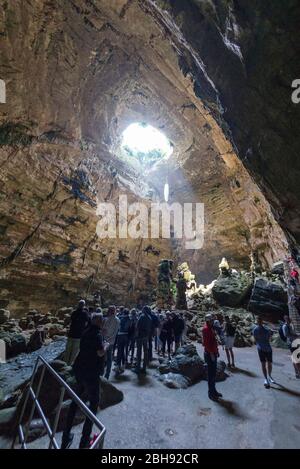 Italien, mezzogiorno, Apulien / Puglia, Halbinsel Salento, Valle d'Itria, Grotte di Castellana Foto Stock