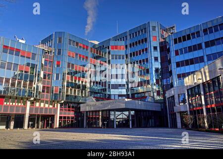 Konrad Adenauer Casa del Parlamento europeo sul Kirchberg, Lussemburgo, Granducato del Lussemburgo Foto Stock