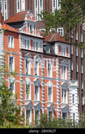 Ihmeufer, edificio storico residenziale, distretto Linden-Mitte, Hannover, bassa Sassonia, Germania, Europa Foto Stock