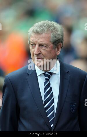 DUBLINO, REP DELL'IRLANDA. Roy Hodgson, il manager dell'Inghilterra durante la partita internazionale amichevole tra la Repubblica d'Irlanda e l'Inghilterra all'Aviva Stadium di Dublino, Irlanda, domenica 7 giugno 2015 (Credit: MI News) Foto Stock