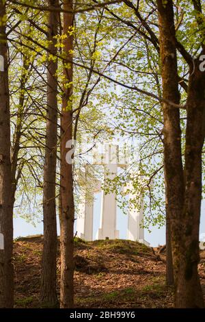 Collina delle Tre Croci, Vilnius, Lituania Foto Stock