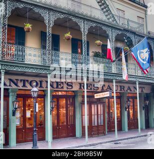 Antoine's Restaurant New Orleans, Louisiana Foto Stock